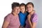 Elderly woman with an older daughter and granddaughter