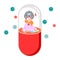 Elderly women are not comfortable sitting in capsules. The medication around is full of viruses.