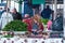 Elderly women selling vegetables