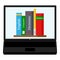 Elearning Concept or Ebooks on Laptop