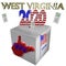 Election 2020 West Virginia box 3D illustration