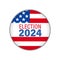 Election 2024 Voting USA round emblem