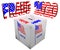 Election fraud 2020 ballot box vote here on white bg