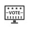 election monitor. Vector illustration decorative design