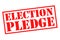 ELECTION PLEDGE Rubber Stamp