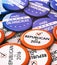 Election: Republican Verus Democrat Buttons