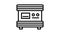 Electric battery charger icon animation