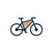 Electric bicycle icon on white background