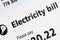 Electric Bill Statement