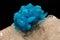 Electric Blue Cavansite on Heulandite