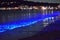 Electric Blue Glow on Pacific Coast Waves or Red Tide