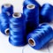 Electric Blue Sewing Thread Coils