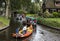 Electric Boat in Canals Giethoorn