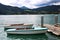 Electric boats on Tegernsee, vacation in Bavaria