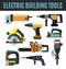 Electric building tool