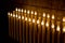 The electric candles in the Basilica of the Annunciation, Nazareth