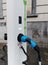 electric car charging column e-mobility