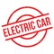 Electric Car rubber stamp