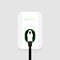 Electric car small home wall charger with cable. Fast smart intelligent wallbox ev charging station. Isolated vector