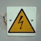 Electric caution sign