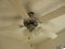 Electric Ceiling Fan with Light and Five Wooden Blades