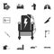 Electric Chairs icon. Detailed set of death icons. Premium quality graphic design. One of the collection icons for websites, web d