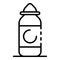 Electric cigarette liquid icon, outline style