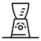 Electric coffee grinder icon, outline style