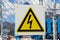 Electric danger sign