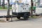 Electric diesel mobile trailer generator. Use a mobile diesel generator with the repair of the road.