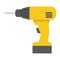 Electric Drill flat icon, build and repair