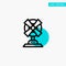 Electric, Fan, Home, Machine turquoise highlight circle point Vector icon