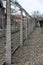 Electric fence in former Nazi concentration camp Auschwitz I