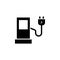 Electric filling station icon. Oil an gas icon elements. Premium quality graphic design icon. Simple icon for websites, web design
