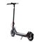 Electric folding scooter in black color.