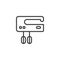 Electric food mixer outline icon