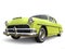 Electric green super cool vintage car