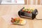 Electric grill stove with barbecue