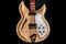 Electric Guitar Curves Contrasts Carves Flamed Maple