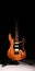 Electric guitar isolated on black background