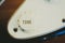 Electric guitar tone knob detail, music symbol