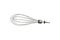 Electric hand whisk blender on white background