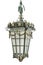 Electric hanging antique lantern outdoors street lamp