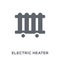 Electric heater icon from Winter collection.