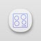 Electric induction hob app icon