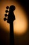 Electric jazz bass silhouette