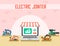 Electric Jointer Online Shop Flat Landing Page