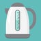 Electric Kettle flat icon, kitchen and appliance