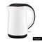 Electric kettle isolated on white background. Realistic kitchen item. Macro icon white kettle.