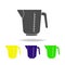Electric kettle multicolored icon. Element of kitchenware multicolored icon. Signs, outline symbols collection icon can be used fo